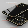thumbnail image 4 of Compatible with Realme C55 Case for Women Men, Ultra Thin Realme C55 Phone Case Silicone Cute Shockproof Plating Electroplate Soft Cases Cover (Black), 4 of 13