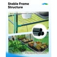 thumbnail image 5 of Quictent Portable Walk-in Mini Greenhouse 56"x29"x77" 3 Tiers 6 Shelves Outdoor Hot Green Gardening Planter House, 5 of 8
