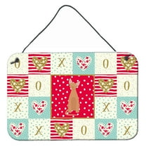 Carolines Treasures CK5756DS812 Devon Rex 1 Cat Love Wall or Door Hanging Prints 8x12 multicolor