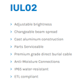 thumbnail image 5 of PRIME SUPPLY 1 - UPLIGHT - Integrated Spotlight, Die-cast Aluminum, Bronze, 9-17V AC/DC, 0-12W manually adjustable, 2700K,24/36/60D Multiple Lens come with one fixture(replaceable), 72" Lead Wire, 5 of 5