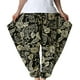 thumbnail image 2 of Pantalones bombachos de cintura media con estampado retro para hombre, informales, a la moda, de algodón, 2 of 9