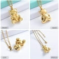thumbnail image 3 of Teddy Bear Cremation Urn Nekclaces Ashes Jewelry for Men Women Heart Memorial Urn Keepsake Human Pets Ashes Urn Pendant Gift for Women Men, 3 of 6