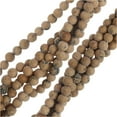 thumbnail image 2 of Gemstone Beads, Leopard Jasper, Round 4mm, 15.5 Inch Strand, Matte Brown, 2 of 2