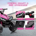 thumbnail image 3 of BeesClover 12V Kids Ride On ATV, Four Wheeler for Kids with Music, Led Lights, High/Low Speed Modes, USB Port, Battery Powered, Remote Control, 3 of 7