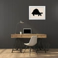 thumbnail image 3 of Green, Jacob 14x12 White Modern Wood Framed Museum Art Print Titled - Animal Sprinter III, 3 of 4