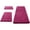 Red, variant on Dongrere Solid Color Bathroom Rug Set, 3-Piece Shaggy Fluffy Bath Mats, Non-Slip Area Rug for Bathroom Floor Tub Shower Decor, Brown