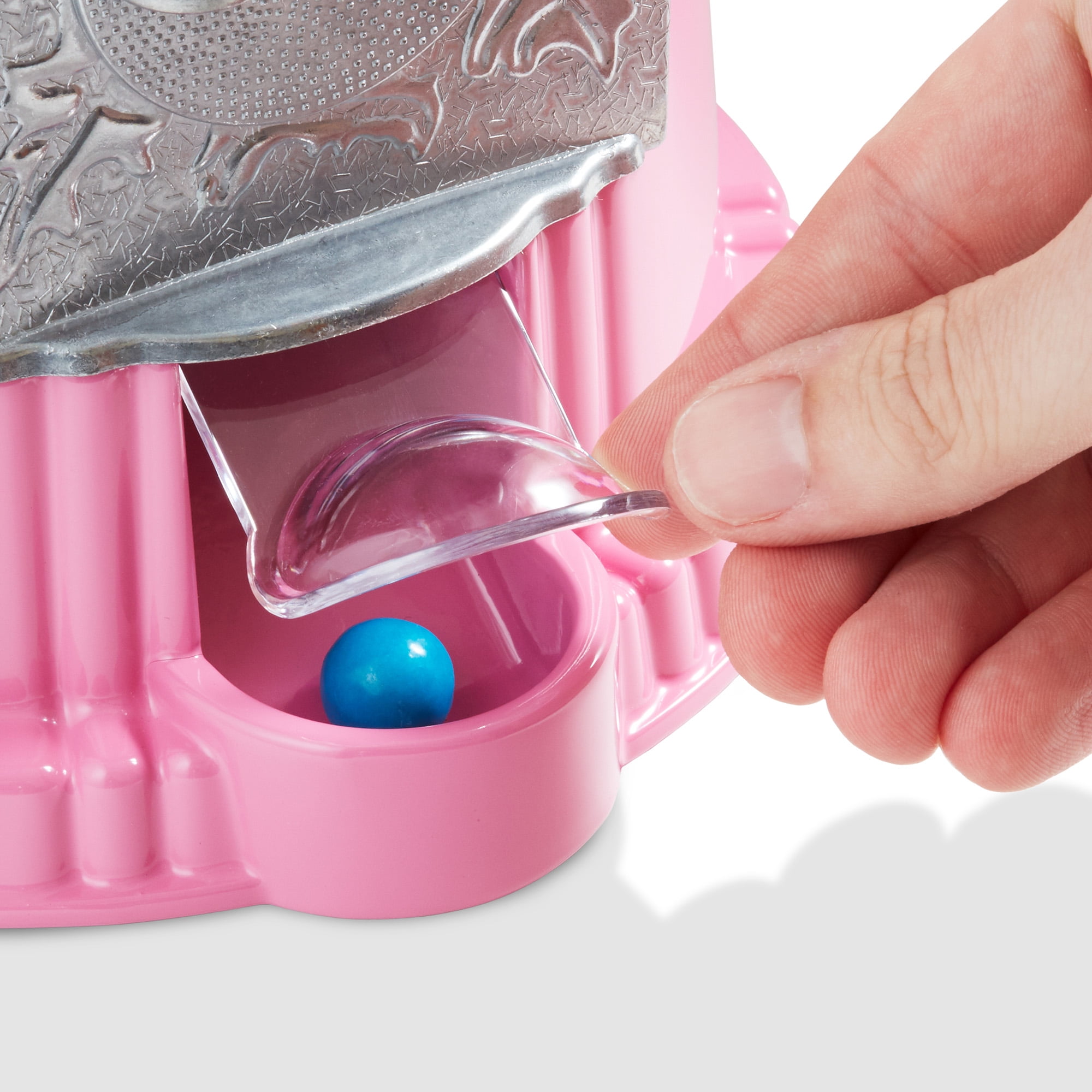 Olde Midway 12" Gumball Machine with Coin Bank - Pink, Antique-Style Bubble Gum Candy Dispenser