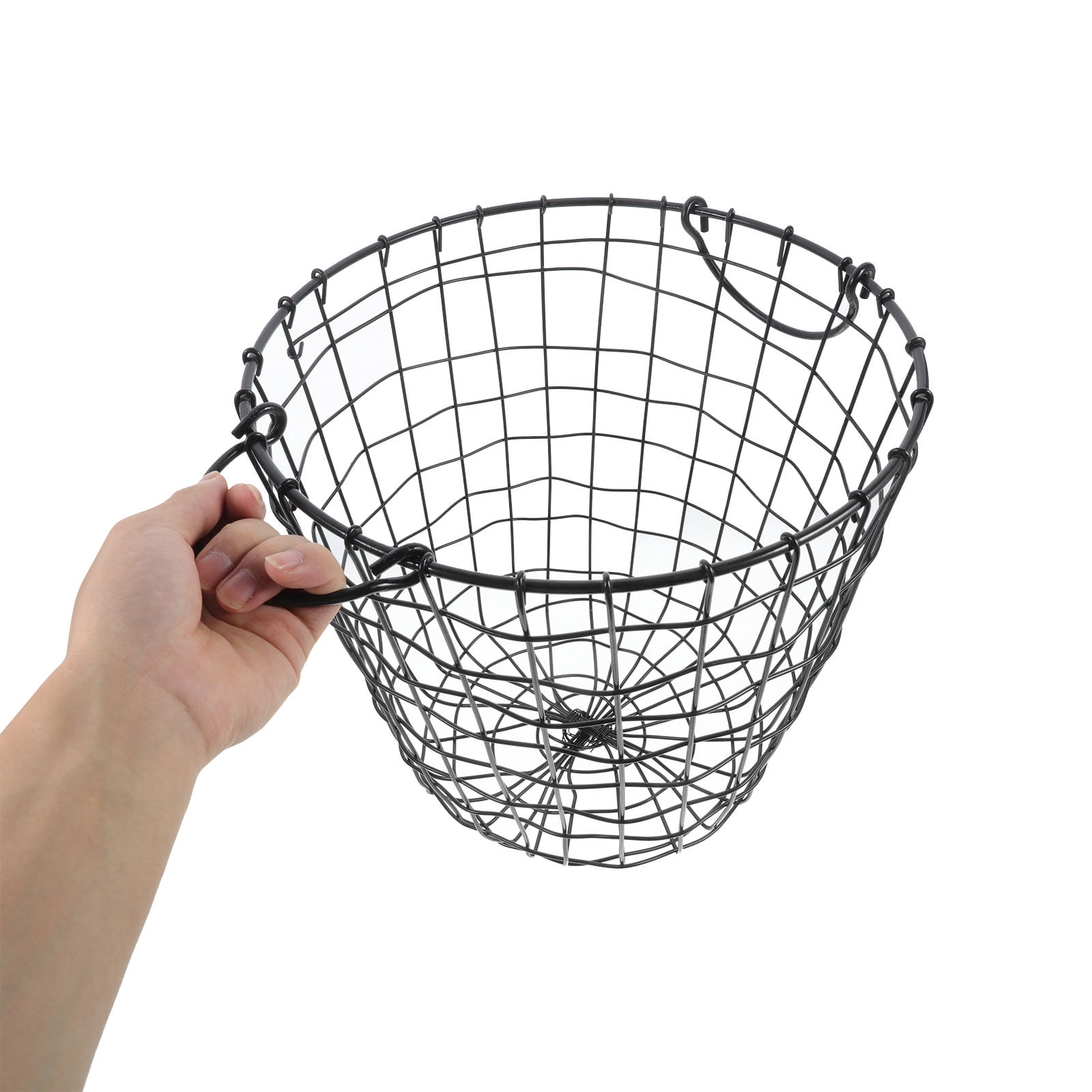 HONMEET Wire Basket for Fruit Holder Black 1Pcs for Households