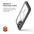 thumbnail image 4 of UAG Samsung Galaxy S26 Ultra Case 6.9" Trooper - Magnetic Charging Compatible Full Body with Port Protection Rugged Military Drop Tested Protective Cover, Clear/Ash, 4 of 9