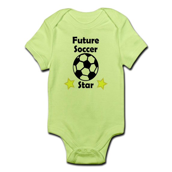 CafePress - Future Soccer Star Body Suit - Baby Light Bodysuit