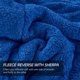 thumbnail image 6 of JML Soft 3 Piece Sherpa Blanket,Thick Warm Plush Borrego Bed Blanket,Queen 75"x 83", 6 of 6