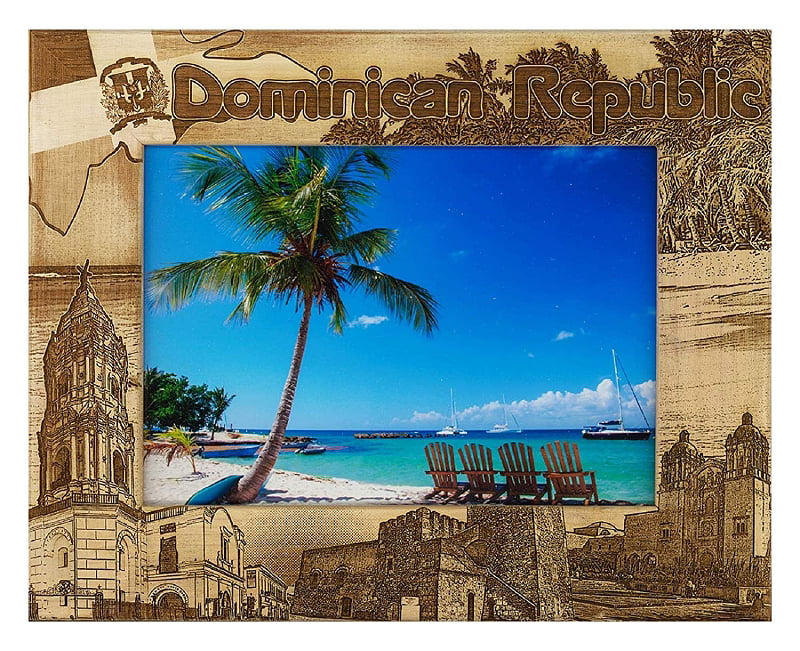5 x 7 Hawaii Laser Engraved Wood Picture Frame 