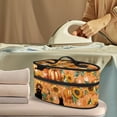 thumbnail image 2 of HELLHERO Garment Steamer Organizer Portable Travel Steamer Carrier Bag for Clothing Ironing Machines Universal for Most Iron Sunflower and Pumpkin Pattern, 2 of 6