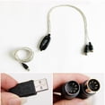 thumbnail image 1 of Professional High Speed USB MIDI Cable Converter Music Keyboard Adapter Cord, 1 of 6