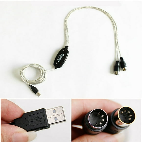 Professional High Speed USB MIDI Cable Converter Music Keyboard Adapter Cord
