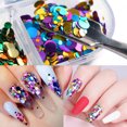 thumbnail image 3 of ASEIDFNSA Nailene Nail Glue Press On Nails Clear Nail Sequins Aluminum Irregular Mirror Glitter Foil Nail Art Decor Nails, 3 of 3