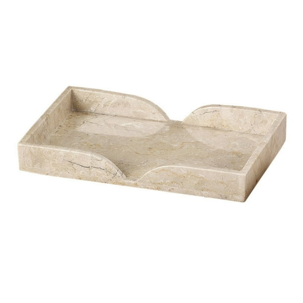 Creative Home Marble Scalloped Tray