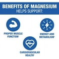 thumbnail image 3 of SlowMag Muscle + Heart Magnesium Chloride with Calcium Supplement to Support Muscle Relaxation, Occasional Muscle Cramping & Heart Health, High Absorption, 180 Count, 3 of 6
