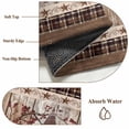 thumbnail image 6 of Texas Star Vintage Round Area Rug 8Ft Washable Large Circle Rugs for Living Room Dorm, Brown Retro Art Red Berry Wooden Non-Slip Carpet Floor Mats Indoor Outdoor Carpet Runner Aesthetic Home Decor, 6 of 8