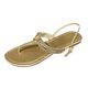 thumbnail image 2 of Sandalias de diamantes de imitación Zapatos de mujer Sandalias planas de playa y pantuflas Mujer Wmkox8yii nm3442, 2 of 4