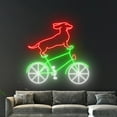 thumbnail image 5 of Handmadetneonsign Dachshund Bicycle Neon Sign, Dachshund Bicycle Led Sign, Bicycle Fan Club Decor, 5 of 5