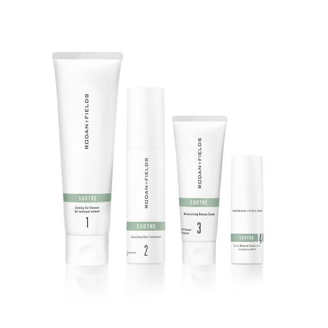 Set de cuidado de la piel Rodan + Fields Soothe Regimen para pieles sensibles