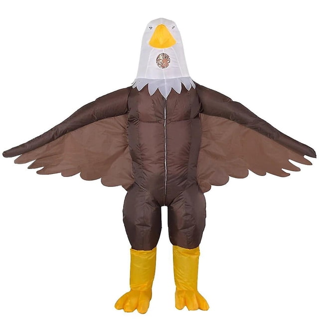 Disfraces de Cosplay inflables mascota águila traje completo disfraz de personaje de dibujos animados para adultos traje vestido de lujo para fiesta carnaval