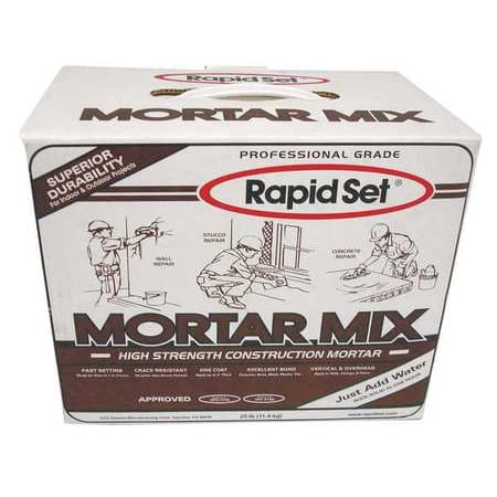 Set Concrete - RAPID SET GRA-RSMM-25 Concrete Patch and Repair, 25 lb, Box, Gray