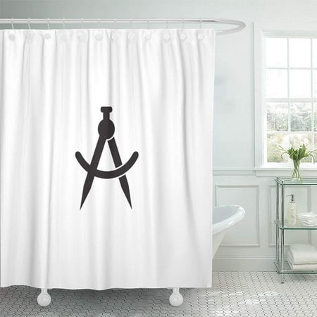 Angle Divider - KSADK Angle Caliper Architect Blueprint Circle Class Dividers Drawing Education Shower Curtain 66x72 inch