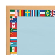 Flags Bulletin Border - Educational - 12 Pieces