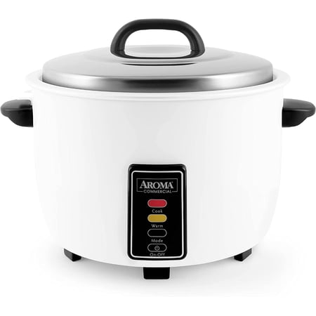 Aroma Housewares 60-Cup (Cooked) (30-Cup UNCOOKED) Commercial Rice Cooker (ARC-1033E),White