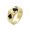 Gold Black, variant on Unisex Stainless Steel Ring – Ace of Spades (Silver & Black, Sizes 7–13)