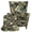 Camouflage Pattern, variant on Pzuqiu Autumn Tree & Oak Leaf Camouflage Pattern Armchair Covers, Anti Dirt Wingback Chair Slipcover with High Elastic, 2-Piece Full Wrap Wing Chair Slipcovers