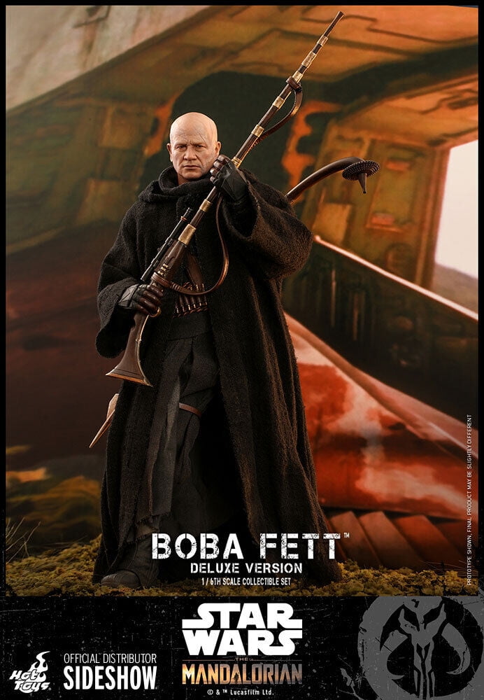 Star Wars The Mandalorian Boba Fett Collectible Figure (Deluxe Version)