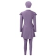 thumbnail image 5 of MuXiKeJi Clothes Women Modest Swimsuits Swimwear Full Body Swim Tops Pants Hijab 4 Piece Rash Guard S-XL, 5 of 6