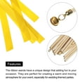thumbnail image 4 of 15Pcs Wedding Ribbon Sticks Ribbon Streamers Sticks for Wedding Celebration Yellow, 4 of 5