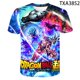thumbnail image 1 of Anime pattern 3d printed cartoon dragonball T-shirt round neck and short sleeves men large size loose half sleeves toppangjing, 1 of 4