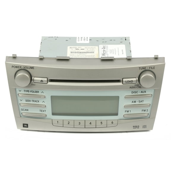 Restored 2007-09 OEM Toyota Camry AM FM Radio 6 CD Player Part Number 86120-06191 A51862 (Refurbished)