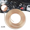 thumbnail image 2 of 32.8 Ft Brake Pipe Copper-Plated Steel Pipe 3/16 Inch Car Replacement Brake Pipe Kit Car Brake Hose, 2 of 8