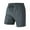 Dark Gray, variant on ZQUUVOU Men's Athletic Shorts Solid Color Sports Training Breathable Shorts Zipper Pockets Dark Blue