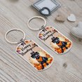 thumbnail image 4 of Happy Thanksgiving Great Dane Welcome Thankful Fall Autumn Pumpkin Stainless Steel Keychain Danes Dog Lover Gifts Collar Charm Tag Keyring - 02021, 4 of 5