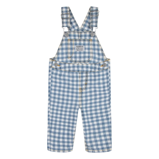 Enterizo Levi's de mezclilla índigo con stretch y tirantes ajustables