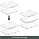 thumbnail image 5 of Caja organizadora de almacenamiento MDesign, paquete de 8, transparente, 5 of 9