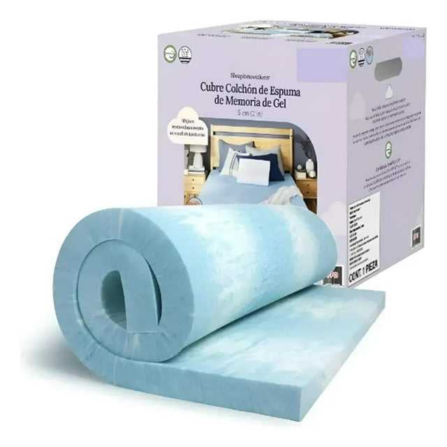 Cubre Colchón Individual en espuma Sleep Innovations 5cm