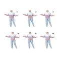 thumbnail image 3 of Jumpingount Traje deportivo para niña de 2 uds., traje de manga larga con cremallera y letras para niños, ropa de dibujos animados para niños, conjuntos de ropa Rosa ciento cuarenta, 3 of 6