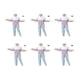 thumbnail image 4 of Jumpingount De ropa deportiva para niña, abrigo, chaqueta, moda, cremallera, ropa a rayas, chándales informales para adolescente de otoño conjuntos de ropa Rosa ciento diez, 4 of 6