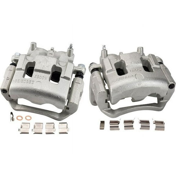 Front Brake Caliper Set 2 Piece - Compatible with 2007 - 2014 Ford Edge 2008 2009 2010 2011 2012 2013