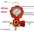 thumbnail image 2 of Air Condition Gauge for R410A R22 R134A R404A Refrigerants Manifold Gauge Manometer Valve with Visual Mirror 800Psi, 2 of 5