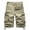 Khaki, variant on Zylanna Men's Shorts Cargo Pants, Loose Relax Fit Straight Button Solid Color Multi-Pockets Outdoor Workwear Sports Cargo Shorts for Men Khaki Size L