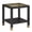 Black+Gold, variant on Jopath Modern Nightstand with Metal Frame,2-Layer Glass End Table Side Table Square Table for Living Room,Small Space,White